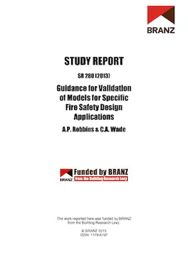 Guidance for validation of models for specific fire safety design applications