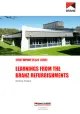 Cover page of a BRANZ study report titled ‘Learnings from the BRANZ Refurbishments’, featuring a photo of the BRANZ building