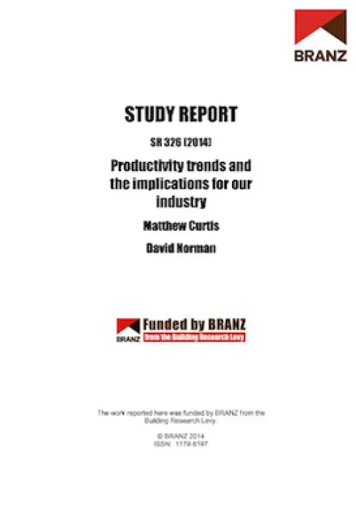 Image of Productivity trends and the implications for our industry