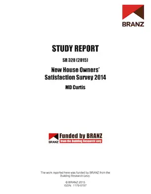 SR328 New House Owners’ Satisfaction Survey 2014