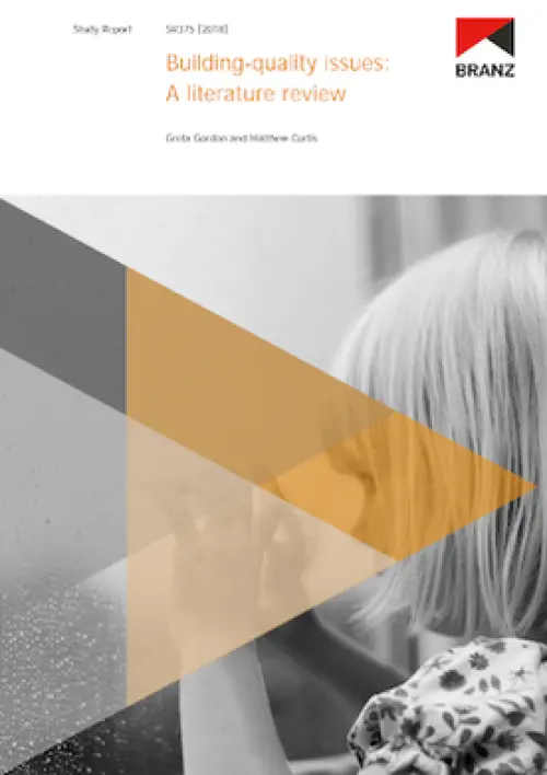Image of Building-quality issues: A literature review
