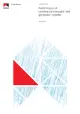 image of the front page of Performance of commercial rainwater and greywater systems, contains stylized image of rain