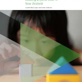 image of the front page of The choice to exceed: Consumer perspectives on building beyond Code in New Zealand, contains image of a child playing with building blocks
