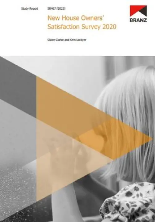 Image of New House Owners’ Satisfaction Survey 2020