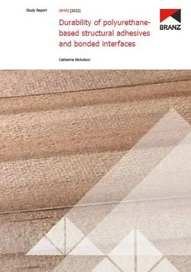 SR476 Durability of polyurethane-based structural adhesives and bonded interfaces