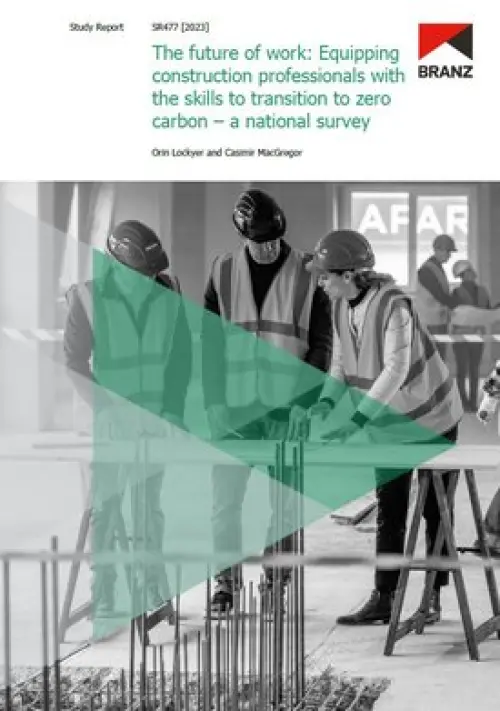 Image of  The future of work: Equipping construction professionals with the skills to transition to zero carbon – a national survey
