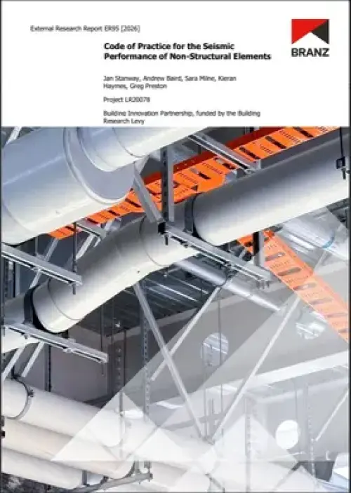 Image of Code of Practice for the Seismic Performance of Non-Structural Elements