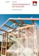 image of the front page of Physical characteristics of new houses 2022, contains photo of a houses wooden frame