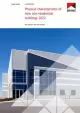 image of the front page of Physical characteristics of new non-residential buildings 2022, contains image of a large building