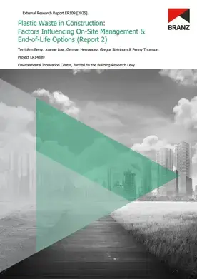 ER109 Plastic waste in construction Report 2 - Barriers to Waste Management