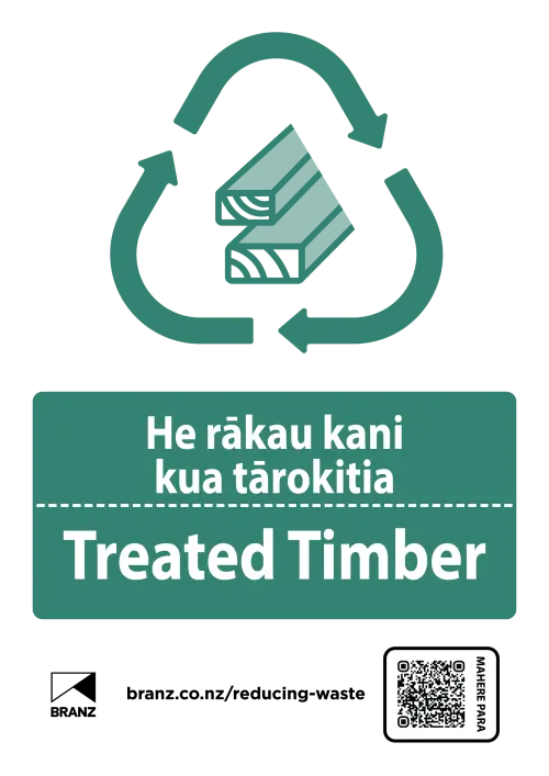 image of the front page of on-site waste sorting signage kit - māori/english