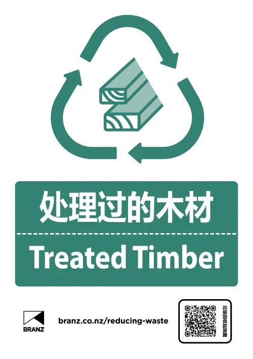 An image of the front page of on-site waste sorting poster kit - chinese (simplified)/english